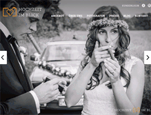 Tablet Screenshot of hochzeit-im-blick.de